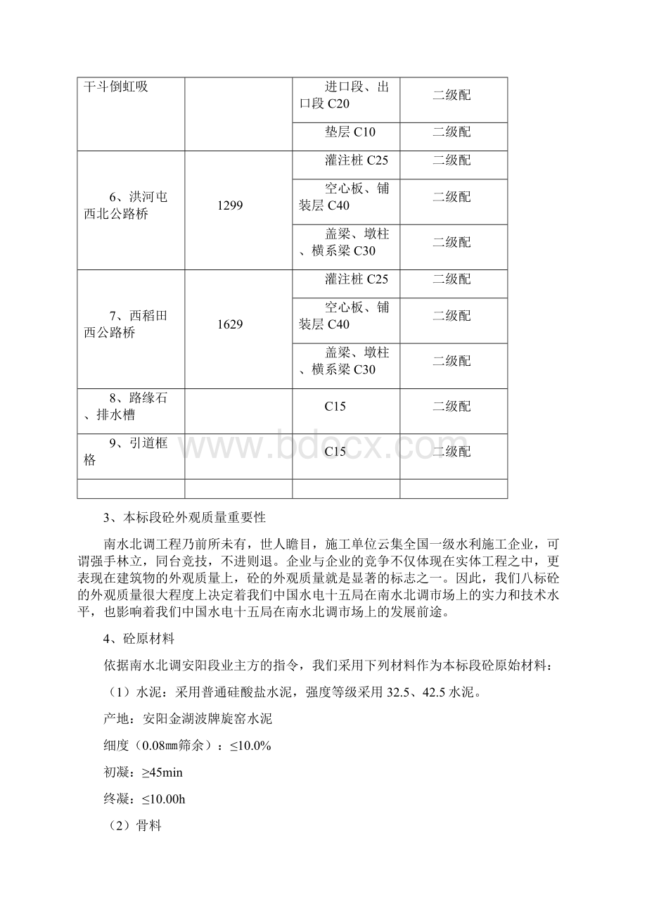 安阳八标砼外观质量控制作业指导书.docx_第2页