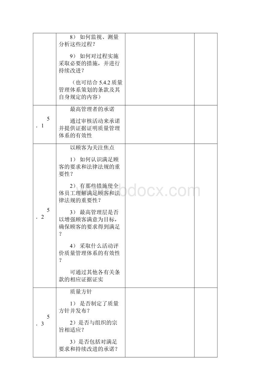 各部门内审内容及检查表.docx_第3页