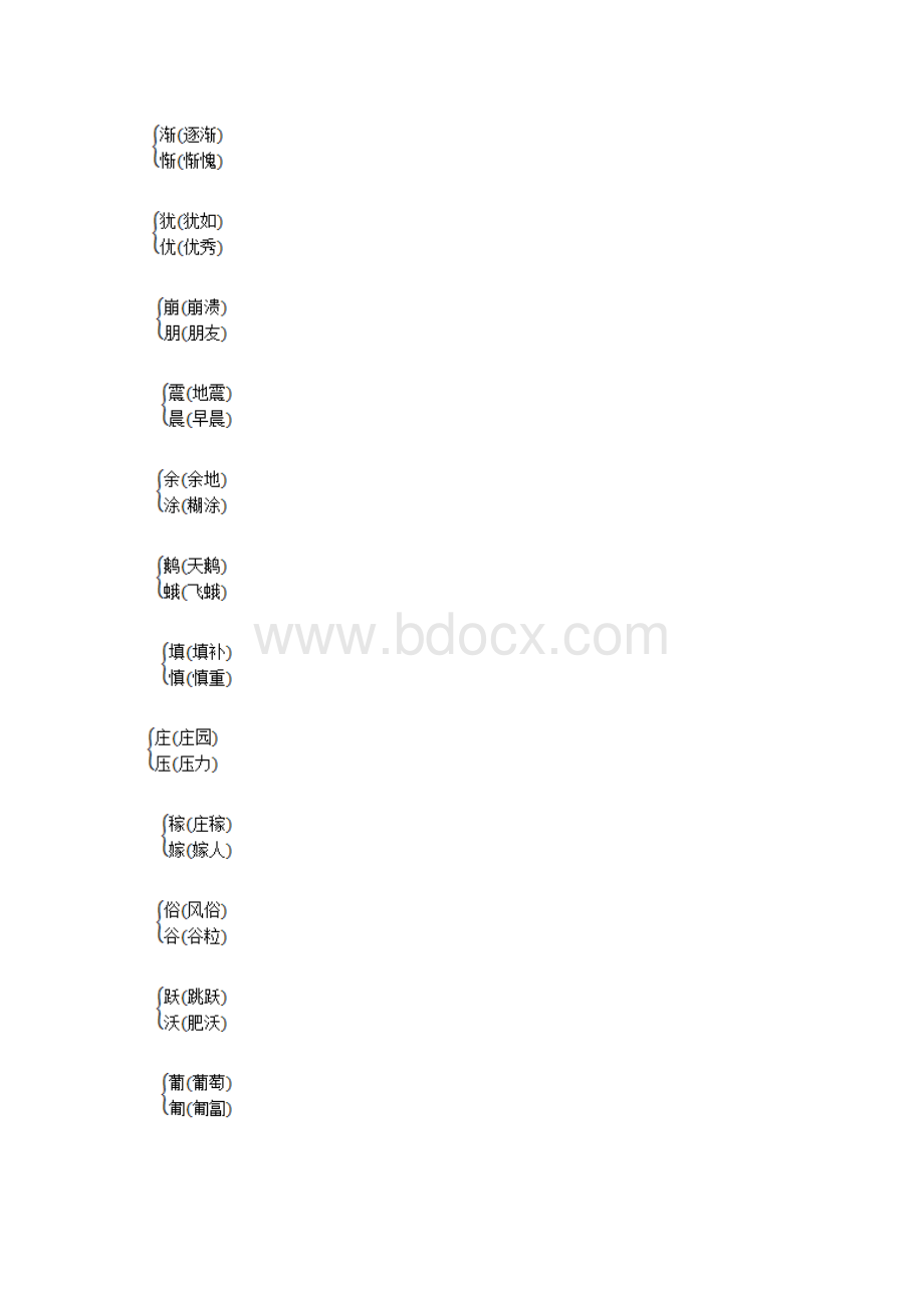 部编版四年级语文上册第一单元知识点.docx_第3页