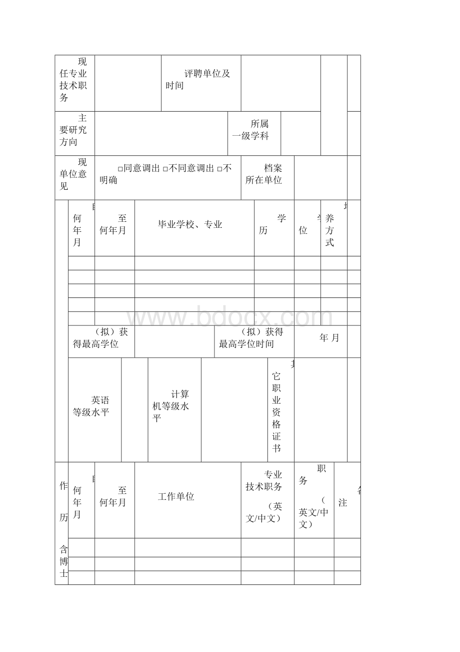 骨干教师引进人才申请表.docx_第3页