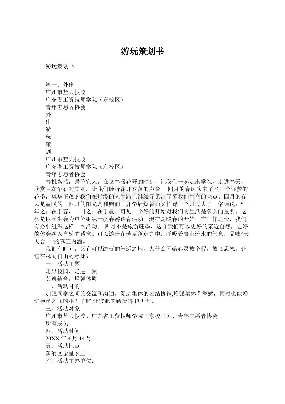 游玩策划书.docx