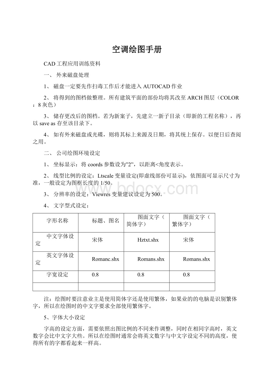 空调绘图手册Word文件下载.docx_第1页