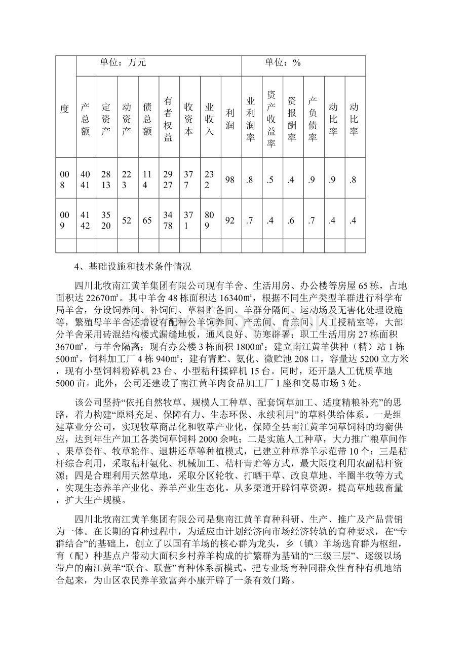 xxx黄羊产业化开发项目建设可行性研究报告Word格式文档下载.docx_第2页