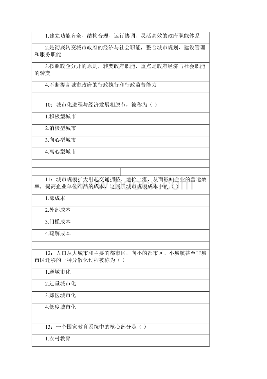 市政管理学试题与答案Word文档格式.docx_第3页