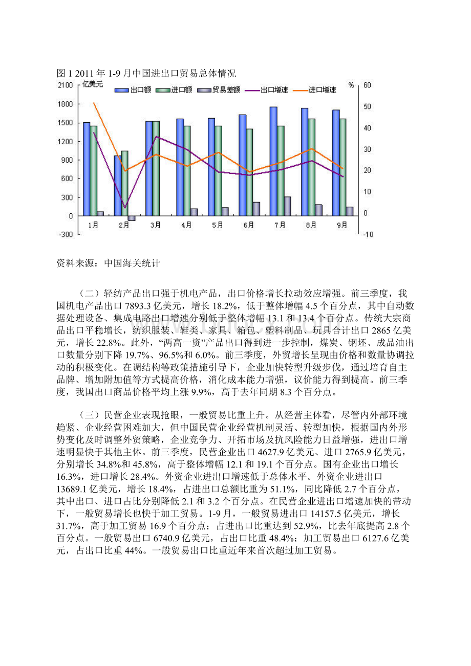 商务部《中国对外贸易形势报告》秋季.docx_第3页