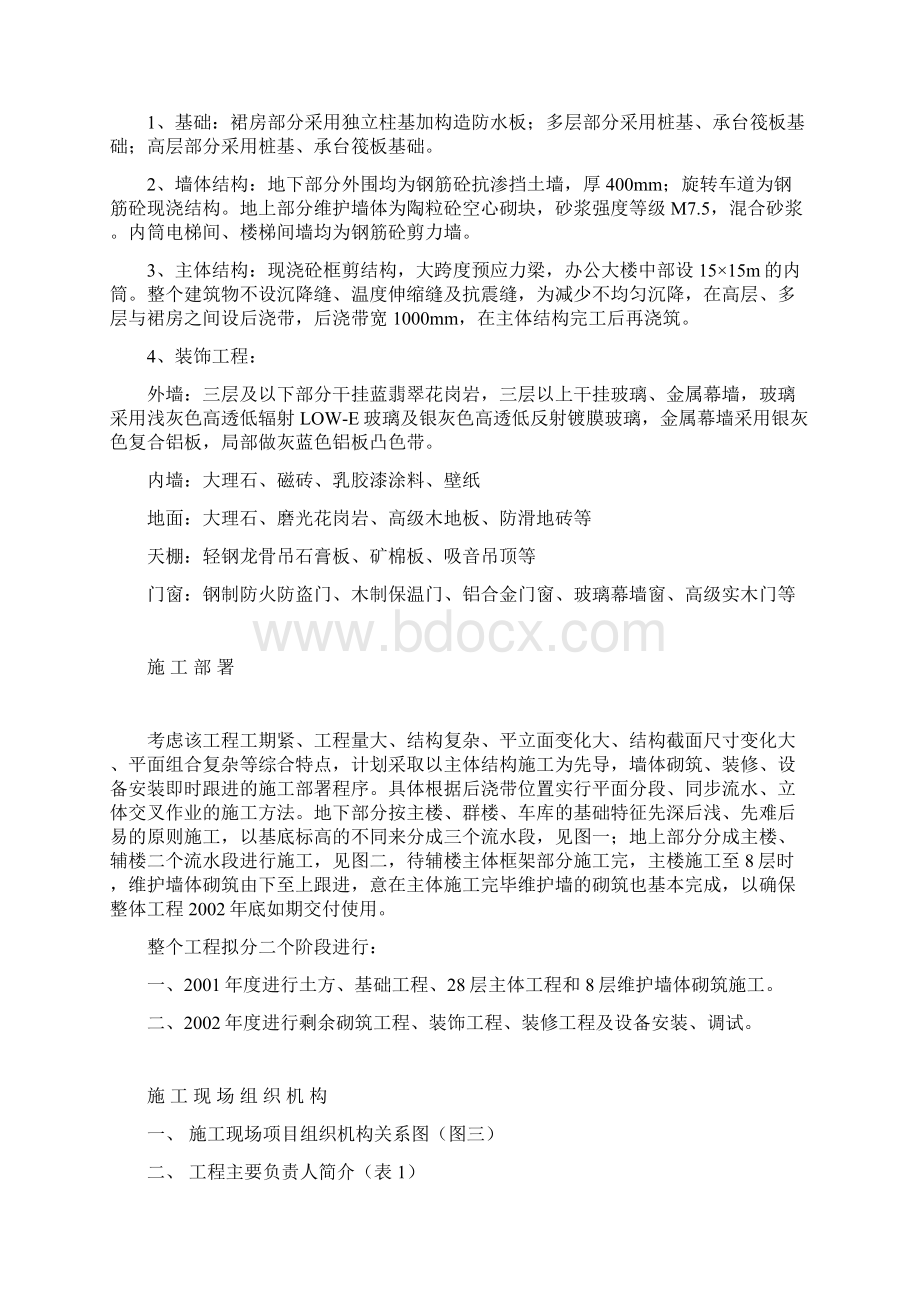 xx信息中心办公大楼建设工程施工组织设计文档格式.docx_第2页