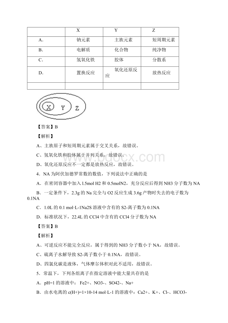 北京四中届高三上学期期中测验 化学试题.docx_第2页