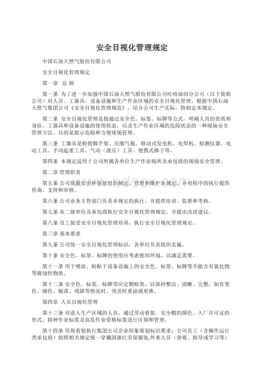 安全目视化管理规定Word下载.docx_第1页