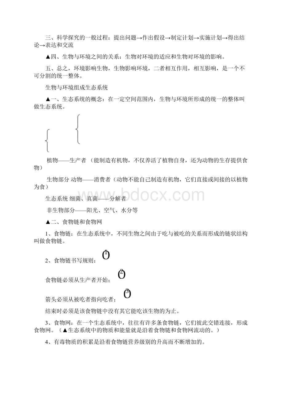 人教版新教材七年级上册生物知识总结.docx_第2页