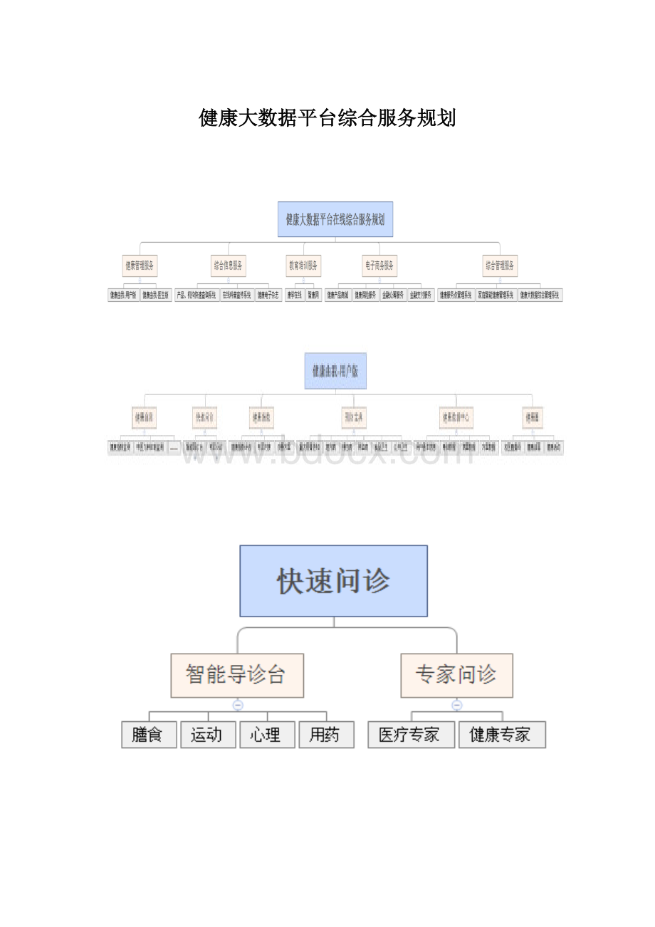 健康大数据平台综合服务规划Word文档下载推荐.docx