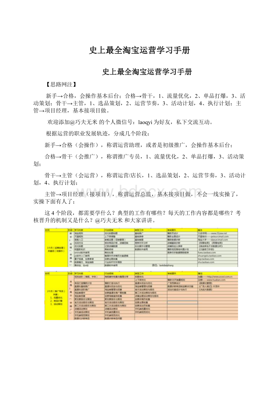 史上最全淘宝运营学习手册Word文件下载.docx_第1页