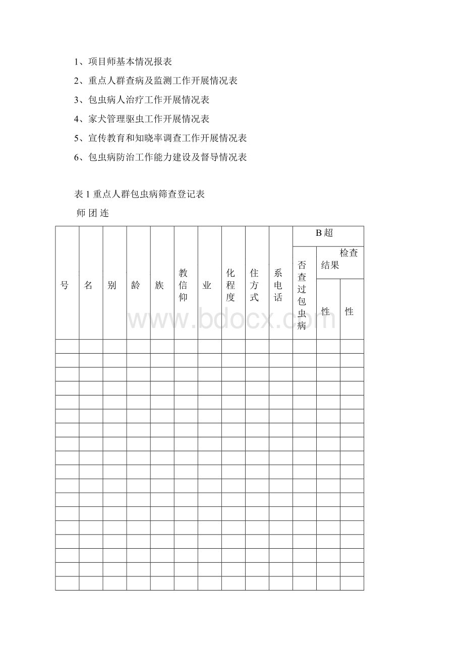 兵团包虫病防治项目工作表格.docx_第2页