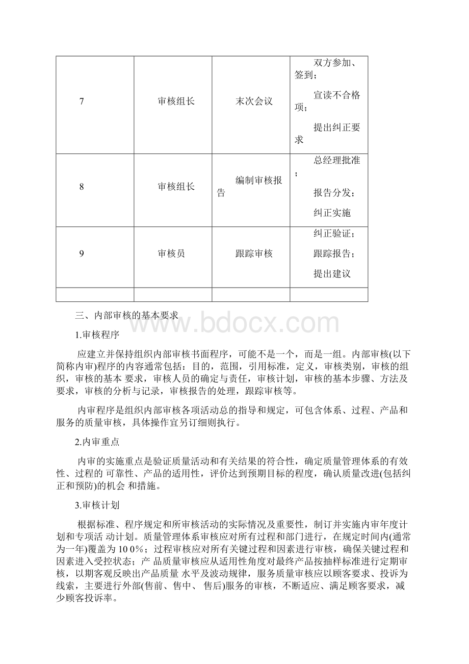 质量管理培训教材ISO9001质量管理体系审核要点提示.docx_第3页