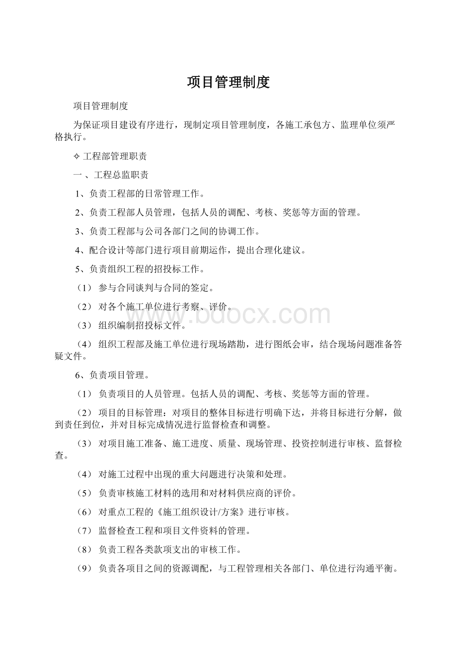 项目管理制度.docx_第1页