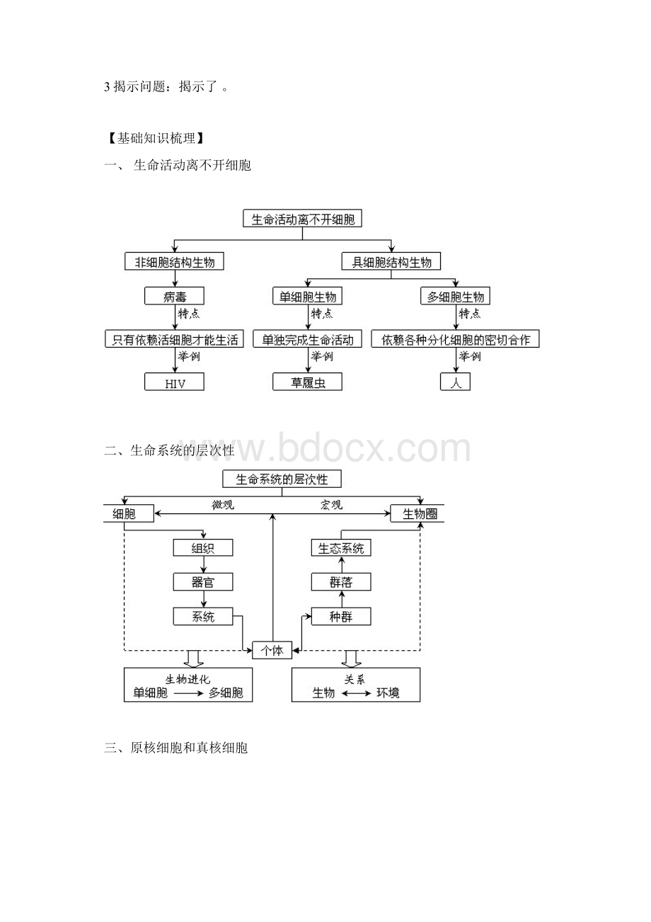 生物高考一轮必修1复习提纲详解Word格式文档下载.docx_第3页