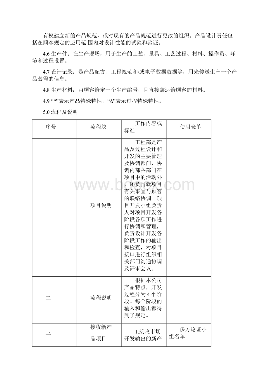 IATF16949产品质量先期策划APQP控制程序Word文件下载.docx_第3页