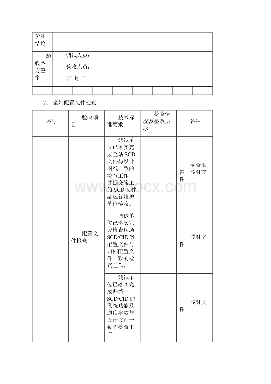 智能变电站标准化验收卡母差保护母线PT合并单元母线智能终端监控后台公用测控远动机及站控层讲Word格式文档下载.docx_第3页