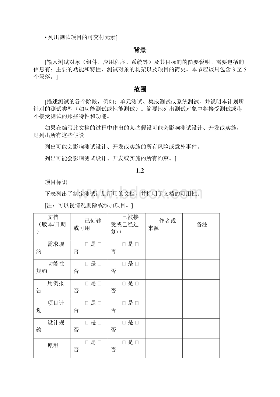 测试计划Word格式文档下载.docx_第2页