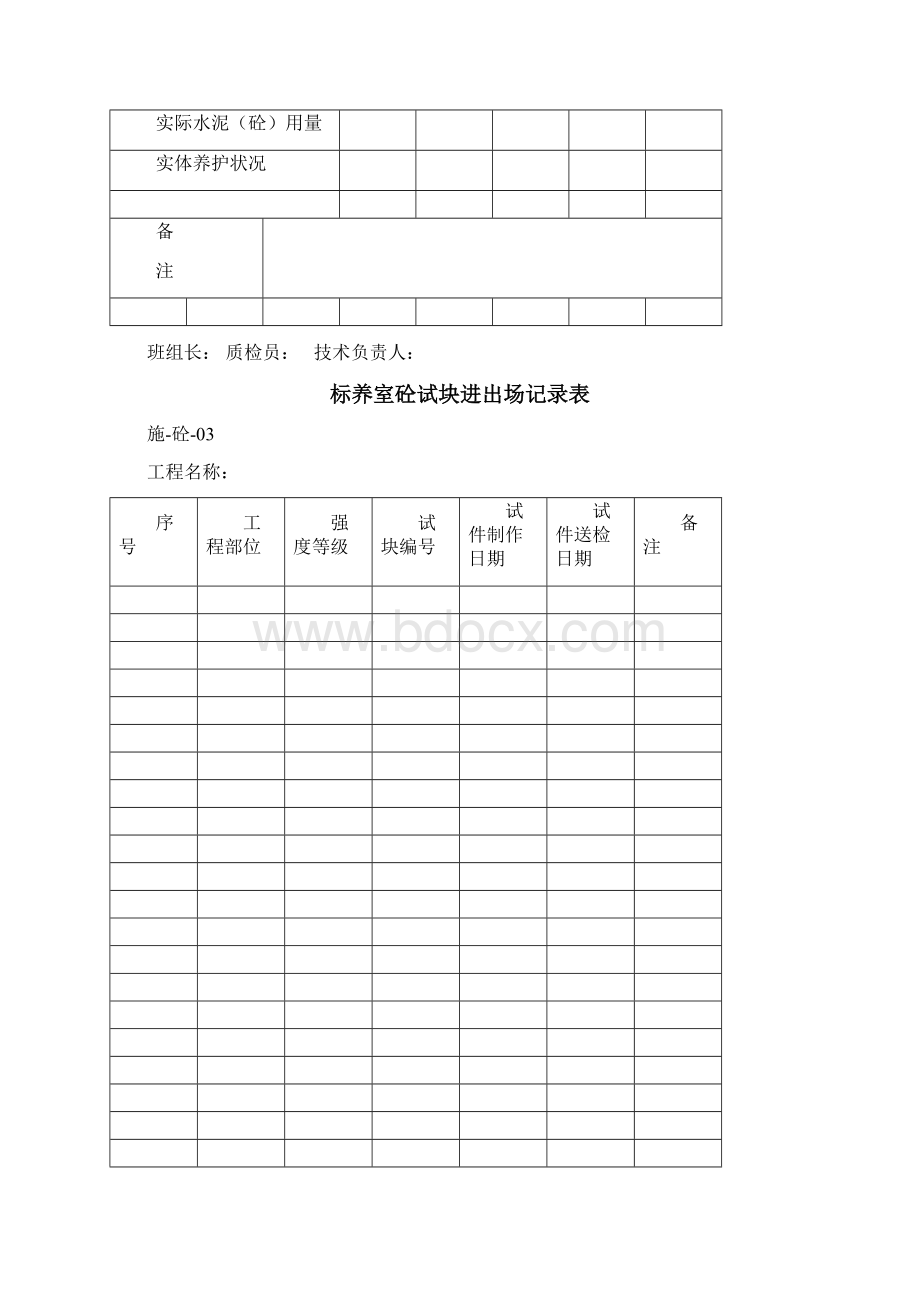 水利工程施工记录类用表第三部分.docx_第3页