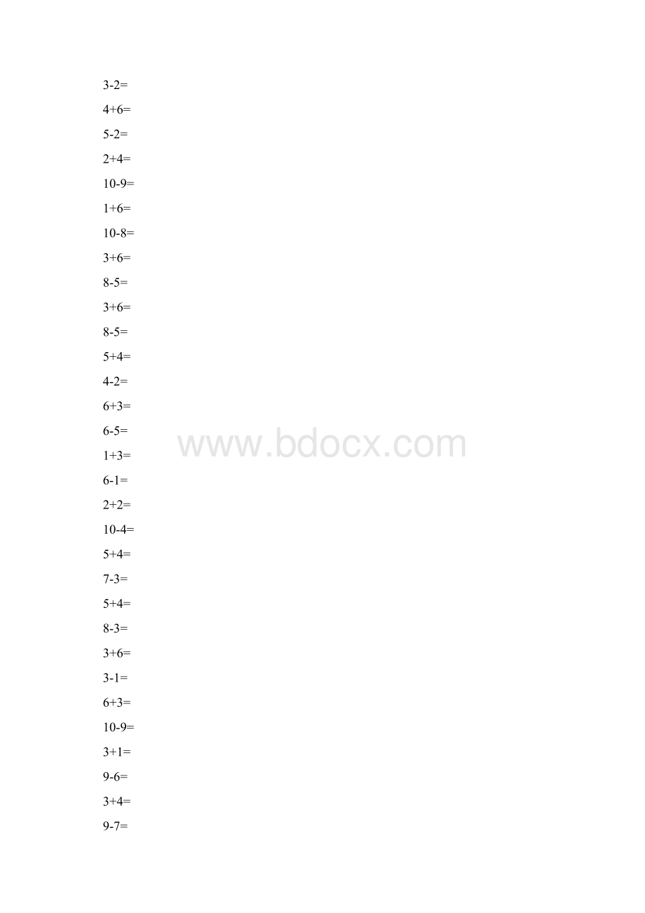 一年级数学上册口算练习44.docx_第3页