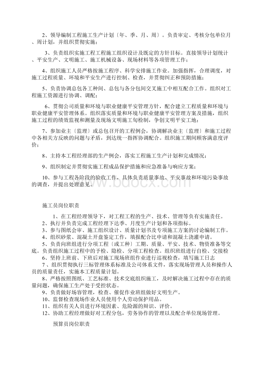 建筑工程各岗位职责齐全.docx_第2页