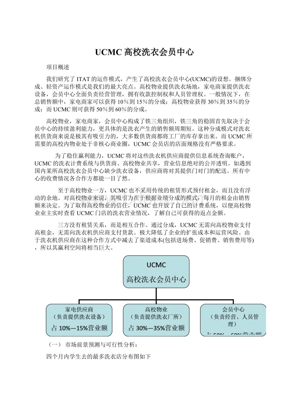 UCMC高校洗衣会员中心文档格式.docx_第1页