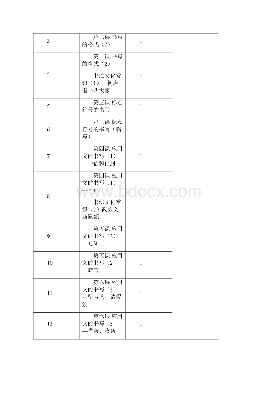 六年级下册书法练习指导教案最新.docx_第2页