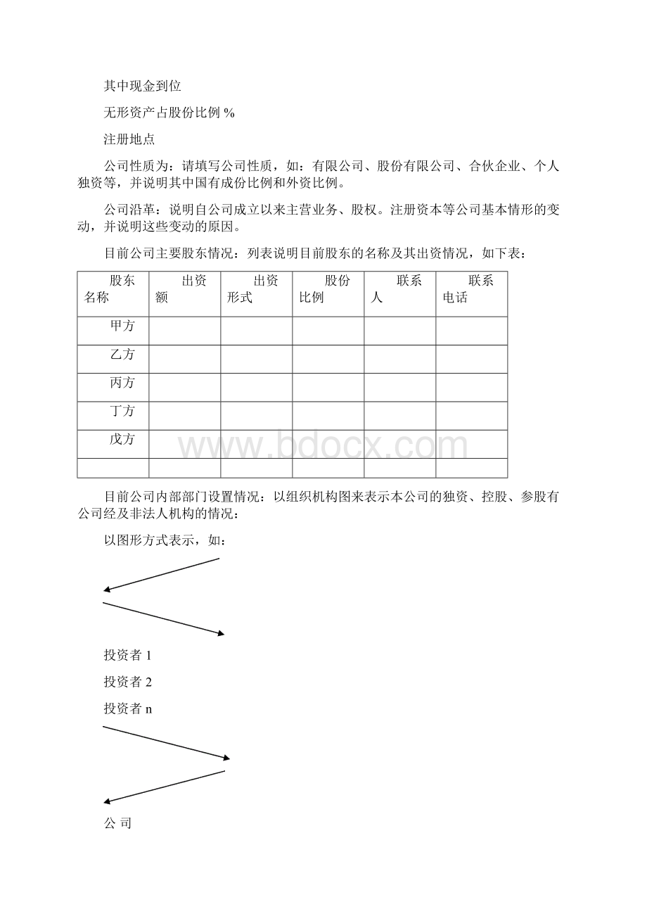 商业计划书格式与内容中国科学技术大学MBA.docx_第3页