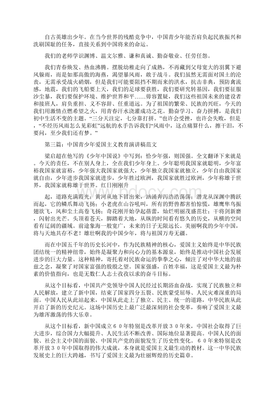 青少年爱国发言稿精选多篇.docx_第3页