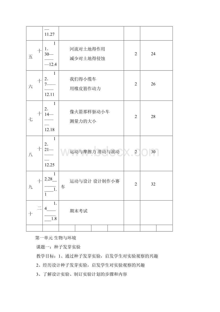 小学五年级上册科学全册教案.docx_第3页