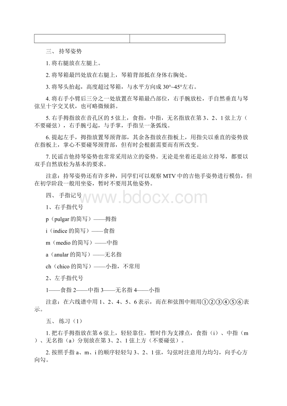 吉他基础教程入门Word格式.docx_第2页