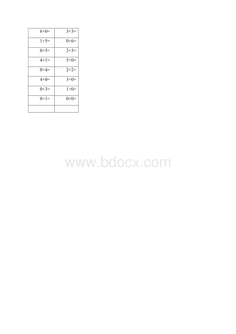 小学一年级10以内加法口算卡片直接打印AWord格式文档下载.docx_第2页