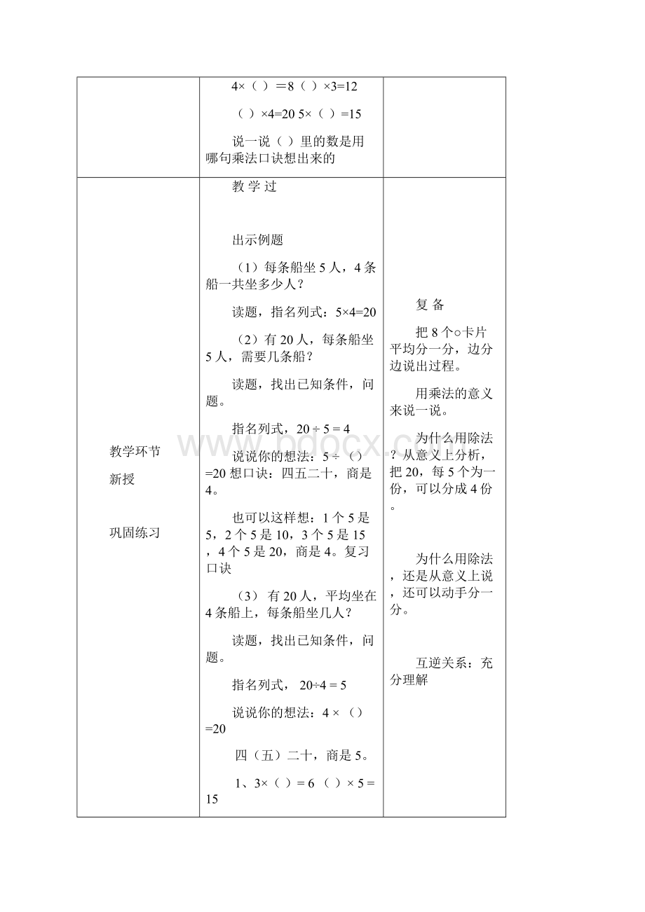 3用25的乘法口诀求商Word下载.docx_第2页