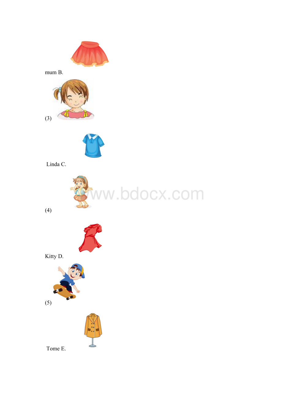 五年级下册英语试题Unit 1 Tidy up 牛津上海版三起含答案Word文档格式.docx_第2页