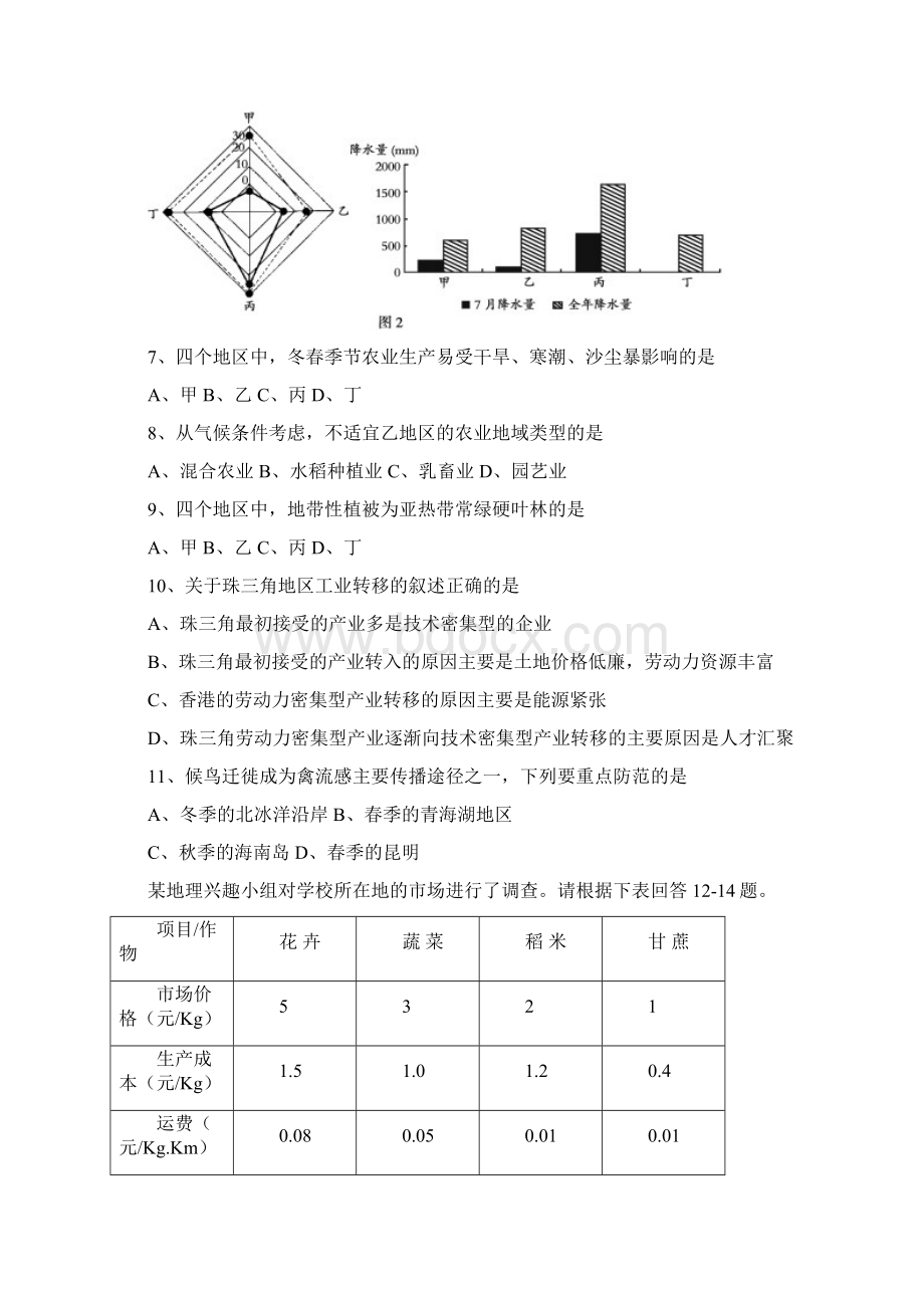 高考模拟考试.docx_第3页