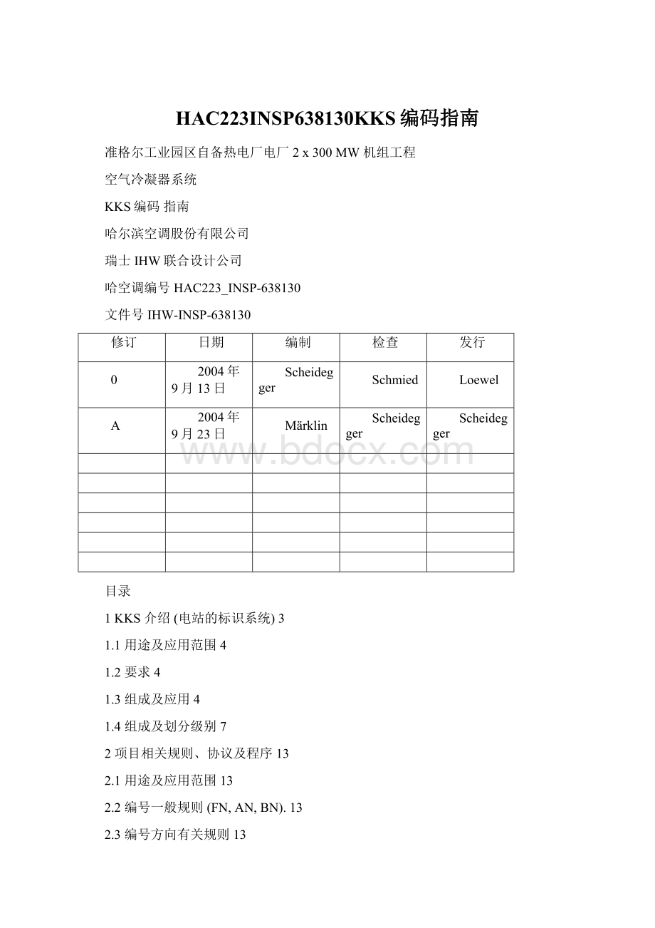 HAC223INSP638130KKS编码指南Word格式.docx