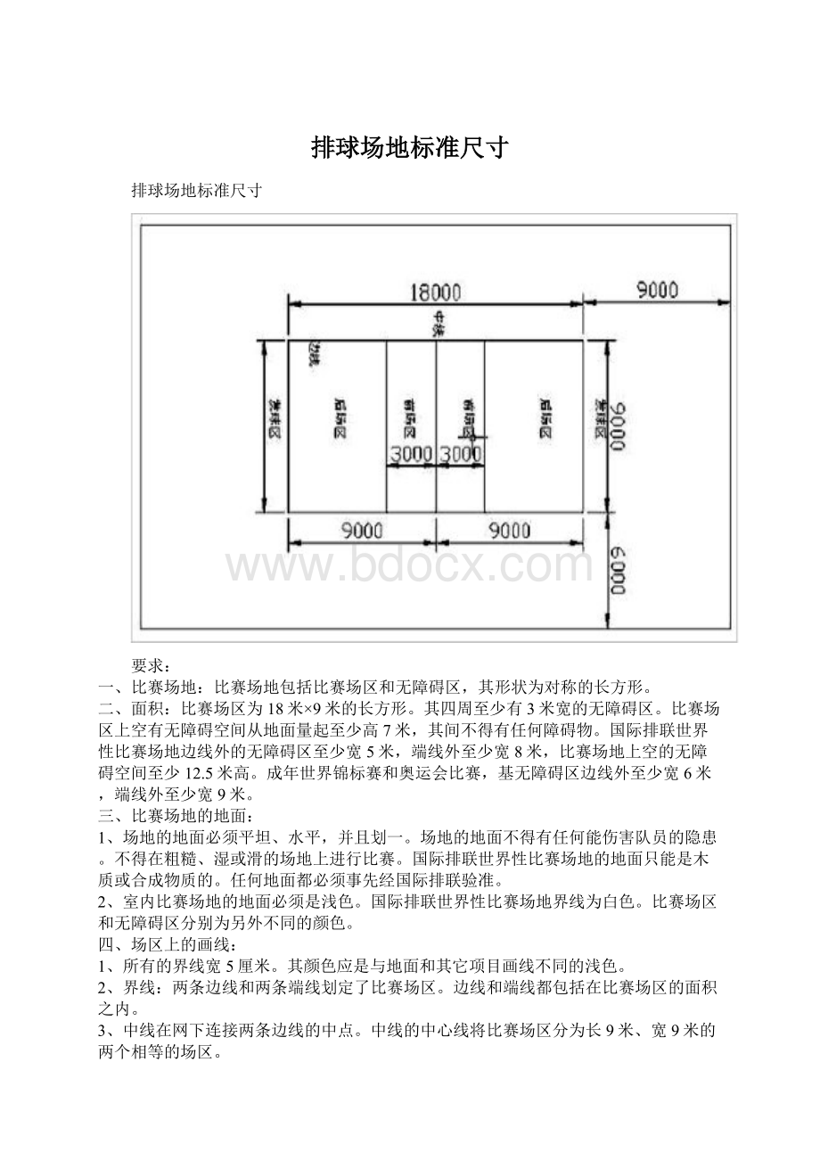 排球场地标准尺寸.docx_第1页