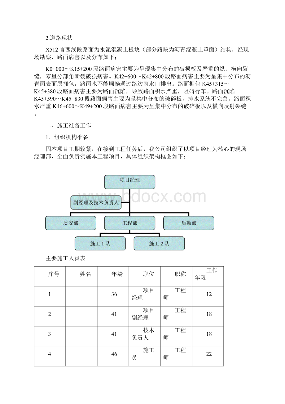 道路维修施工组织设计Word文件下载.docx_第3页