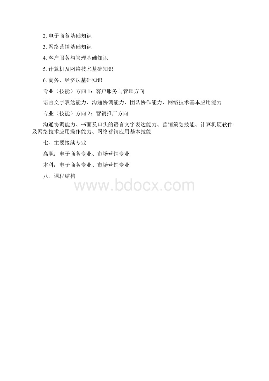 电子商务专业教学标准.docx_第3页