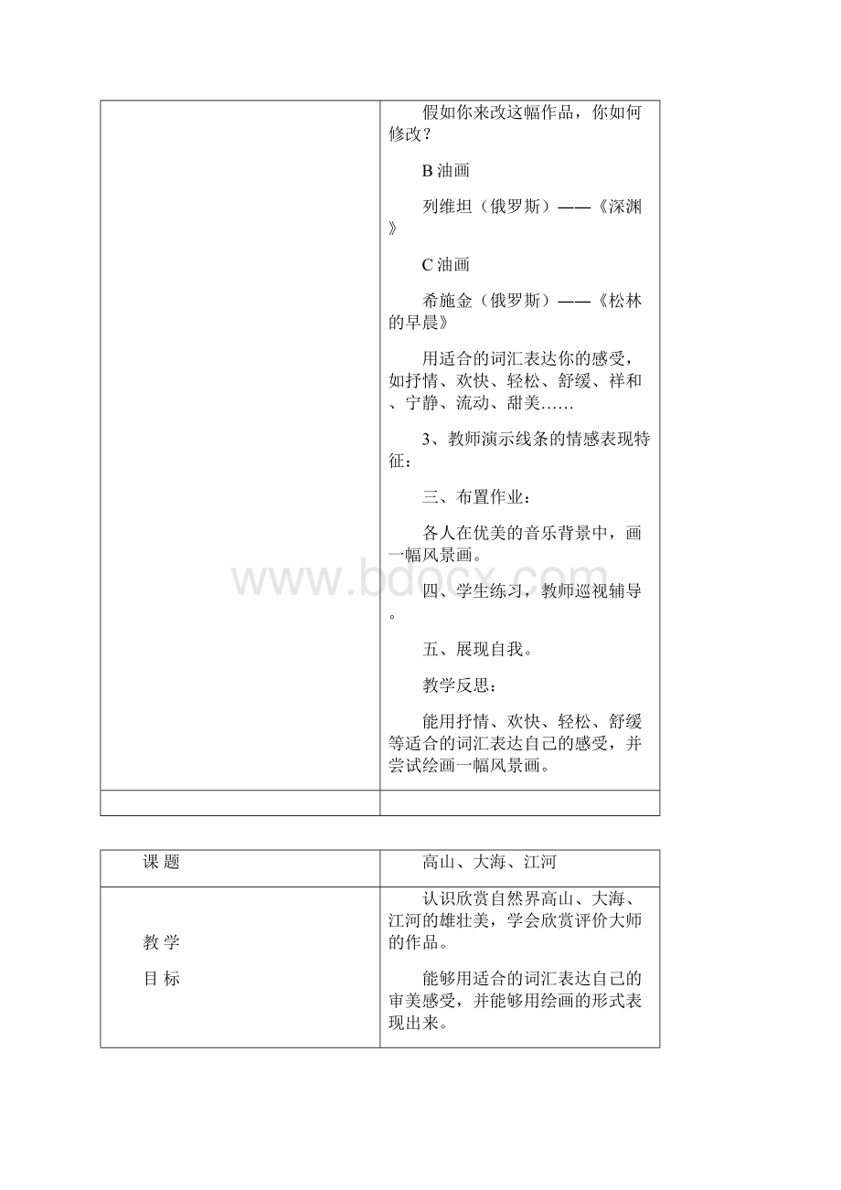 岭南版美术四年级上册全册教学设计.docx_第2页