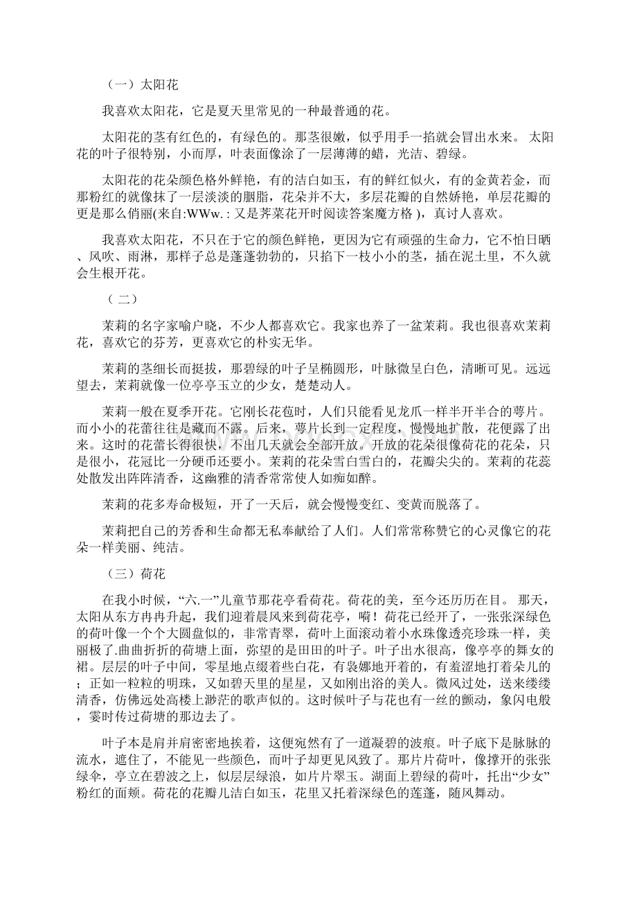 又是荠菜花开时阅读答案魔方格推荐word版 19页.docx_第3页