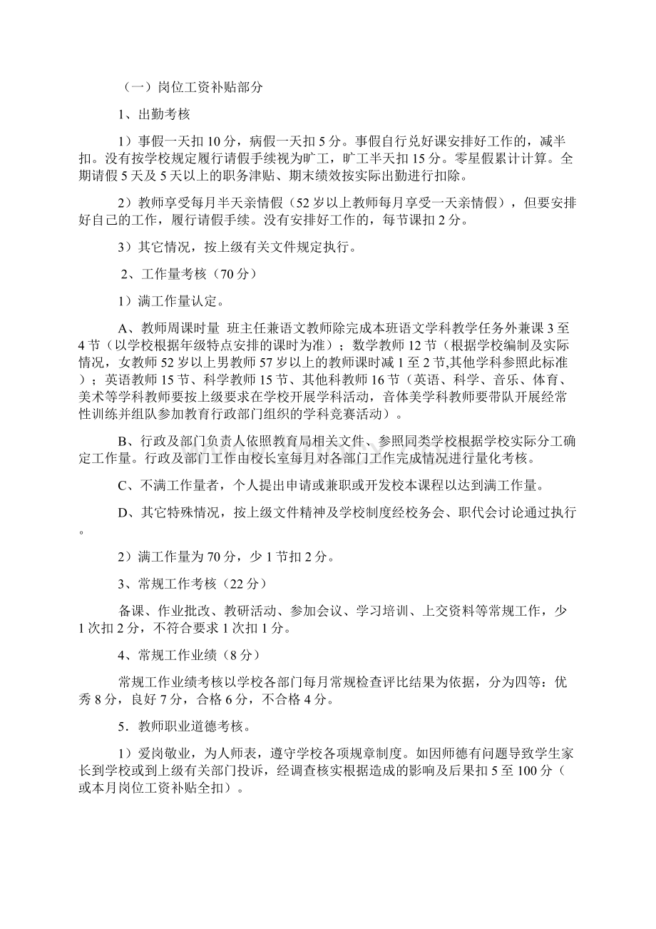 岗位绩效工资考核方案32页Word下载.docx_第2页