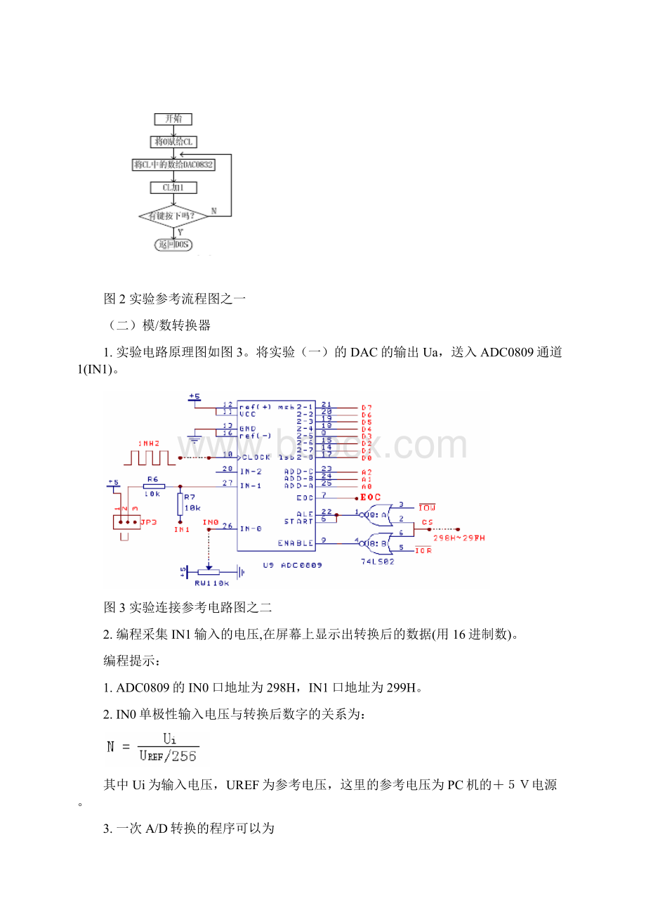 数模转换器和模数转换器实验报告.docx_第3页