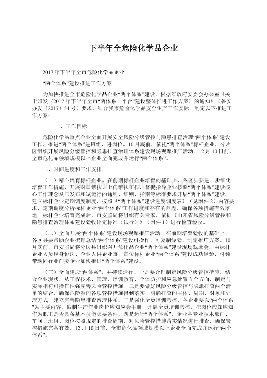 下半年全危险化学品企业.docx