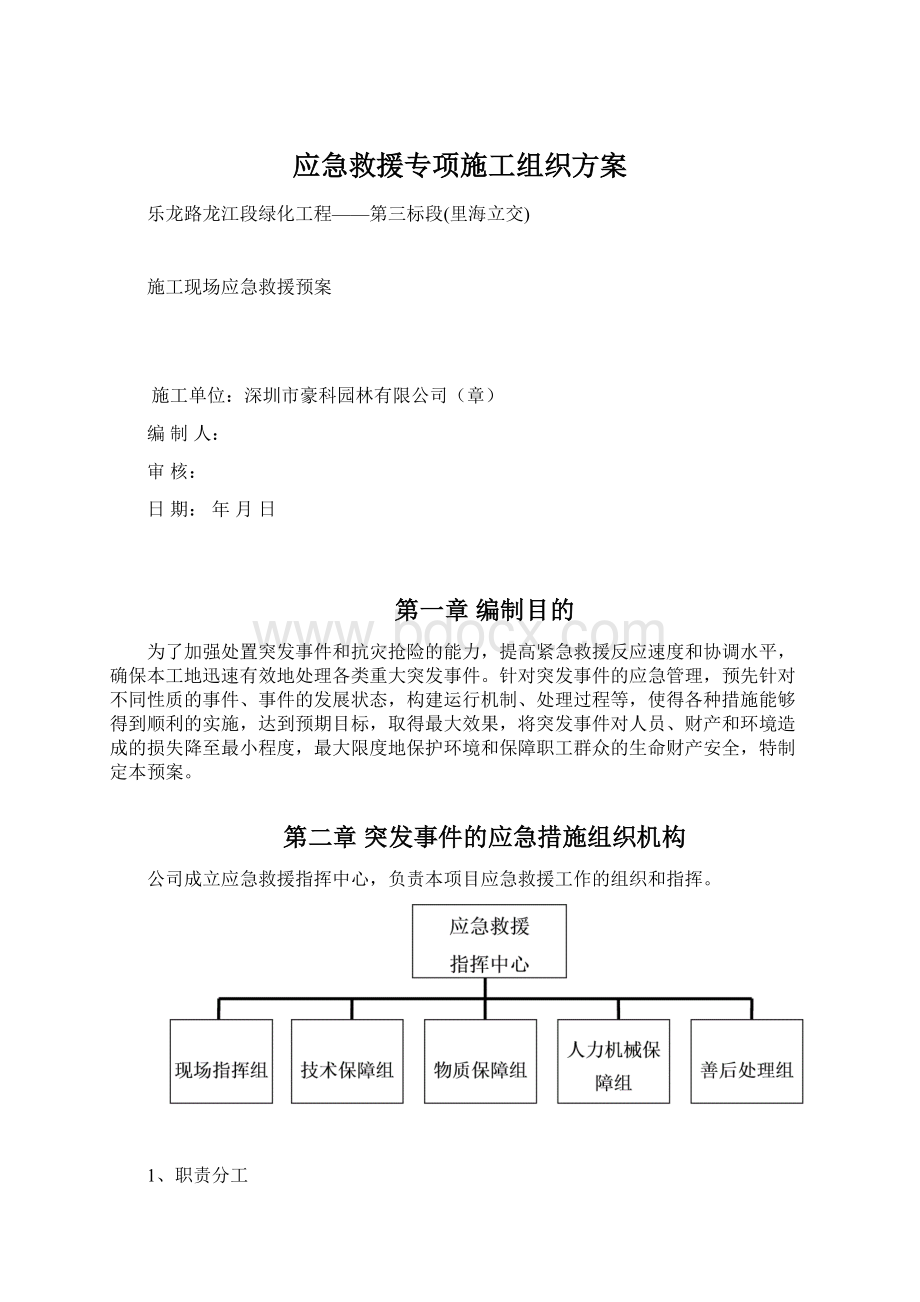 应急救援专项施工组织方案.docx_第1页