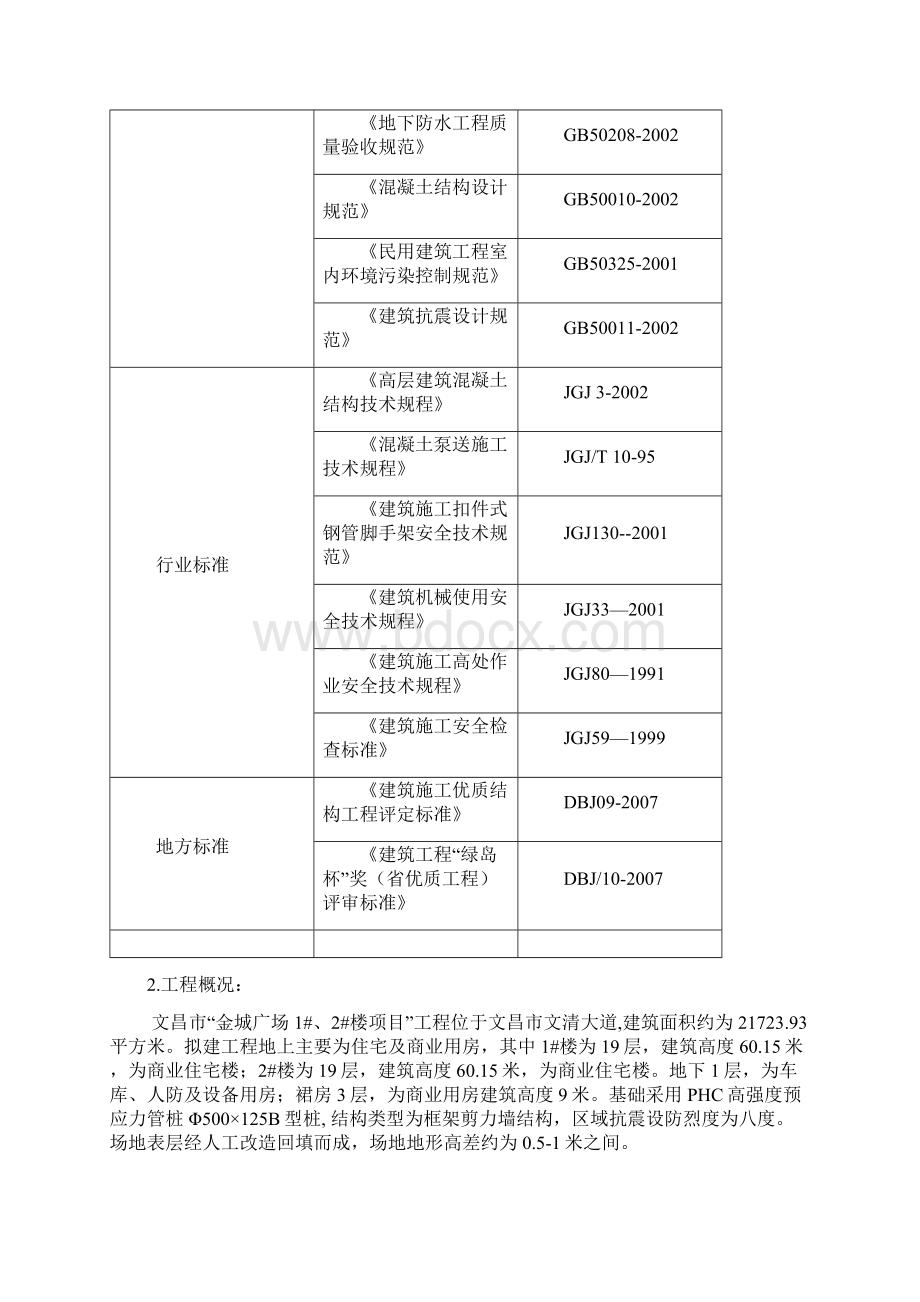 混凝土施工方案Word文档格式.docx_第2页