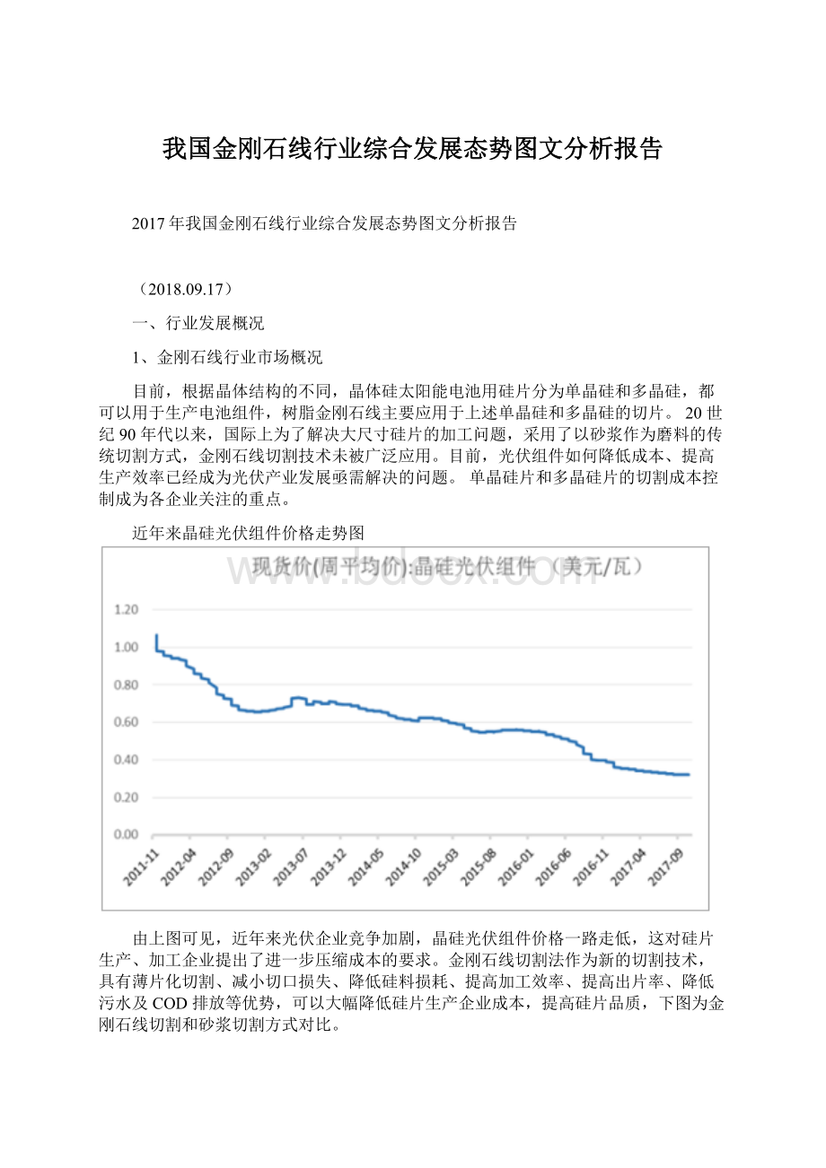 我国金刚石线行业综合发展态势图文分析报告.docx