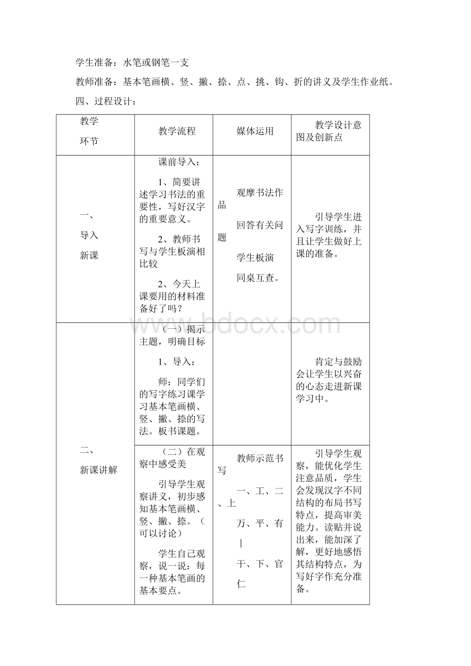 高一第一学期硬笔书法教案.docx_第2页