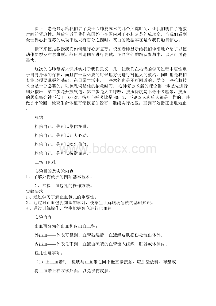 应急救援与事故处理实训报告.docx_第3页