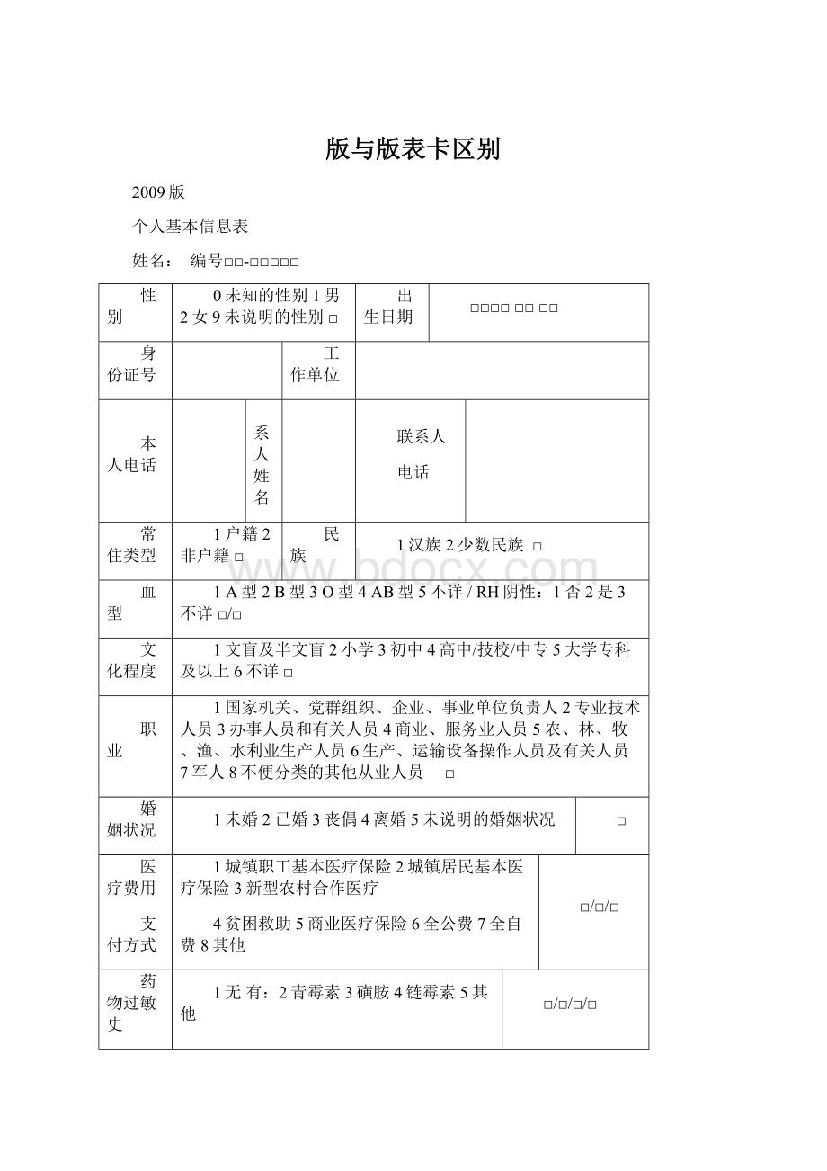 版与版表卡区别Word文件下载.docx_第1页